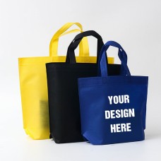 13''x10.2''x4'' Non-Woven Bags With 2 Sides 1 Color Printed With Your Logo