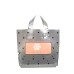 11.8''x10''x2.4'' Custom Clear Shopping Bags With Dots