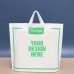 11.8''x10''x2.4'' Custom White Shopping Bags