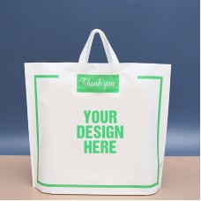 15.8''x13.8''x3.2'' Plastic Shopping Bags With Logo Printing