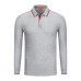 9909 260g High Quality Long-Sleeve Polo-shirts Unisex