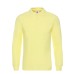 Unisex 220g Pure Cotton Long-Sleeve Polos-Shirts