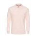 Unisex 220g Pure Cotton Long-Sleeve Polos-Shirts