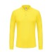 Unisex 220g Pure Cotton Long-Sleeve Polos-Shirts