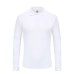 Unisex 220g Pure Cotton Long-Sleeve Polos-Shirts