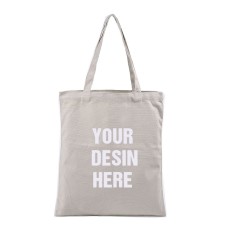 13.8''x 15.8'' Colorful Shopping Tote Bags No Gusset Light Grey