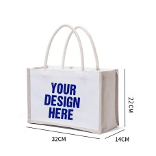 12.6'' X 8.6'' X 5.5'' Custom Printed Tote Bags