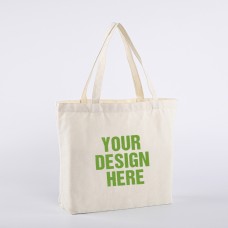 10'' X 13 4/5'' x 4'' Tote Bags With Your Design Horizontal Style