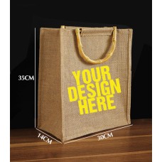 11.8''X13.8''X5.5'' Jute Bags Printing