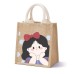 13''X15.8''X5.5'' Jute Bags With Cotton Handle